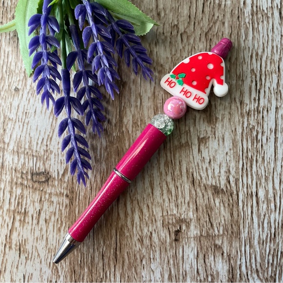 Handcrafted Gnome Dog Pens Beaded Unique Artisan Gifts Office Accessories - Picture 9 of 10